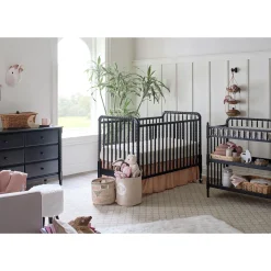 Jenny Lind 3-in-1 Convertible Crib - Ebony