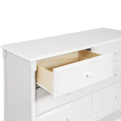 Jenny Lind Spindle 6-Drawer Dresser - White