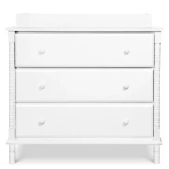Jenny Lind Spindle 3-Drawer Dresser - White