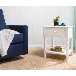 Jenny Lind Spindle Nightstand - White