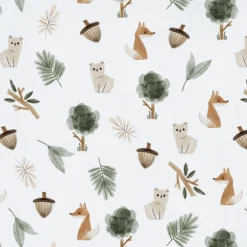 Jersey Sherpa Blanket - Forest Retreat