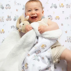 Jersey Sherpa Blanket - Tractor Ride