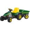 John Deere Farm Tractor With Trailer - Green/Yellow