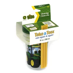 John Deere 10oz Spill Proof Straw Cup 3-Pack