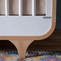 Jolly 3-In-1 Convertible Crib - White/Natural