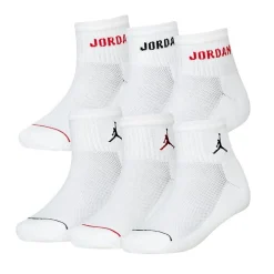 Jordan Ankle Socks (6) Sizes 3j-7j