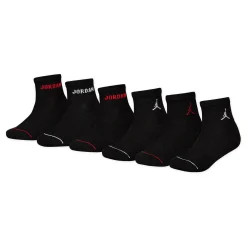 Jordan Ankle Socks (6) Sizes 3j-7j
