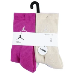 Jordan Crew Socks 6pck 3j-7j