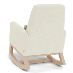 Joya Rocking Chair - White Faux Sheepskin / Maple (In Stock)