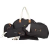 Juliette-black Diaper Bag