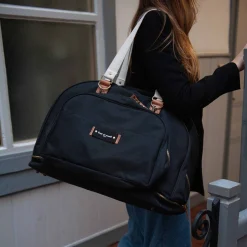 Juliette-black Diaper Bag