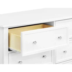 Kalani 6-Drawer Double Wide Dresser - White Finish
