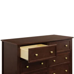 Kalani 6-Drawer Double Wide Dresser - Espresso Finish