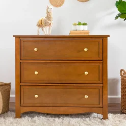 Kalani 3-Drawer Dresser - Chestnut Finish