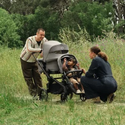 Kangaroo Sibling Seat - Black/Moon Grey