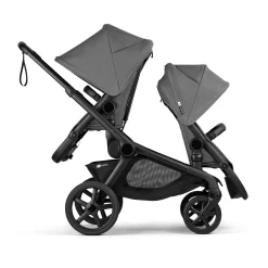 Kangaroo Sibling Seat - Black/Moon Grey
