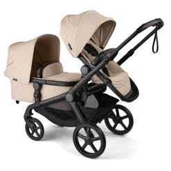 Kangaroo Sibling Seat - Black / Taupe