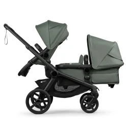 Kangaroo Stroller - Black/ Forest green