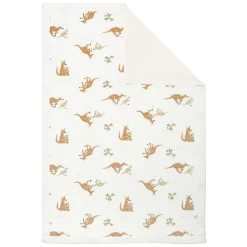 Kangaroos Plush Blanket - Special Edition CHU Sainte‑Justine Foundation