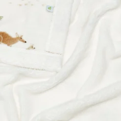 Kangaroos Plush Blanket - Special Edition CHU Sainte‑Justine Foundation