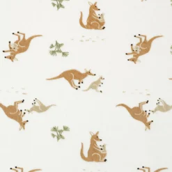 Kangaroos Plush Blanket - Special Edition CHU Sainte‑Justine Foundation