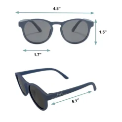 Keyhole Charcoal Sunnies 0-6