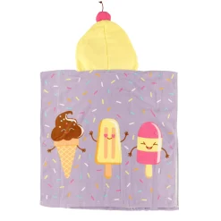Kid Hooded Towel - ice Cream