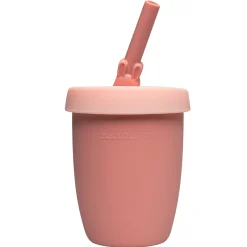 Kids Silicone Cup with Straw - Bunny