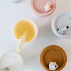 Kids Silicone Cup with Straw - Bunny