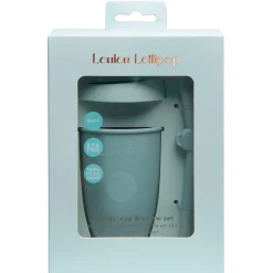 Kids Silicone Cup with Straw - Elephant