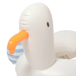 Kids Tube Pool Ring Sid the Seagull Blue Stripe