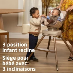 Kiskadee 360° Rotating High Chair - Natural