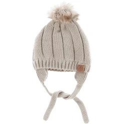 Knit Pompom Beanie 0-18m