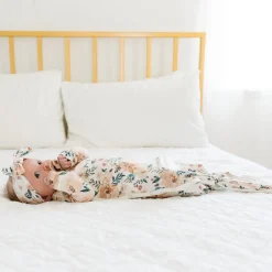 Knotted Gown 0m+ - Autumn Flowers