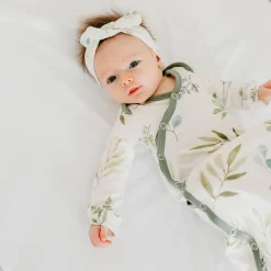 Knotted Gown 0m+ - Leaf Haven