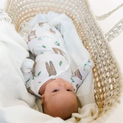 Knotted Gown 0m+ - Noah the Sloth