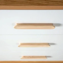 LaLa Big 6-drawer Dresser - White/Natural