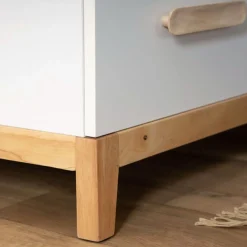 LaLa Big 6-drawer Dresser - White/Natural