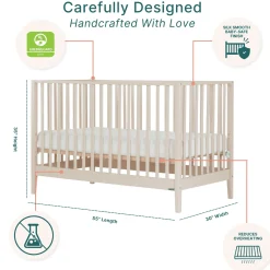 Lala 3-in-1 Convertible Crib - Almont