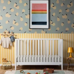 Lala 3-In-1 Convertible Crib - White