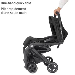 Lara Ultracompact Stroller - Essential Black