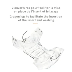 Large Elastic Cloth Diaper 8-35lb - Jam