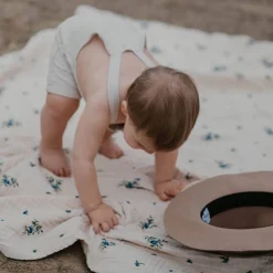4-Layer Muslin Blanket - Blueberry