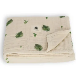 4-Layer Muslin Blanket Twin Bed Size - Fern