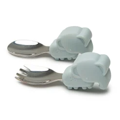 Learning Spoon and Fork Set - Elephant