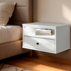 LED Nightstand - Sazena Pure White