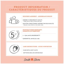 LED Nightstand - Sazena Pure White