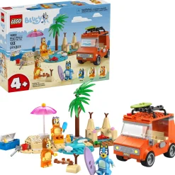 LEGO® Bluey: Bluey’s Beach & Family Car Trip