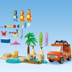 LEGO® Bluey: Bluey’s Beach & Family Car Trip