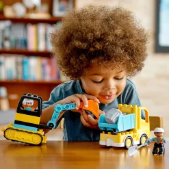 LEGO® DUPLO® Construction Truck & Tracked Excavator
